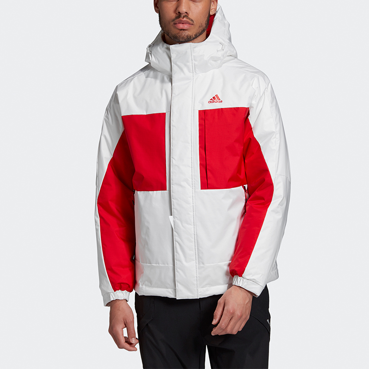 adidas C/b Bos Logo White Winter Windproof Puffer Jacket GF0082 圖 4