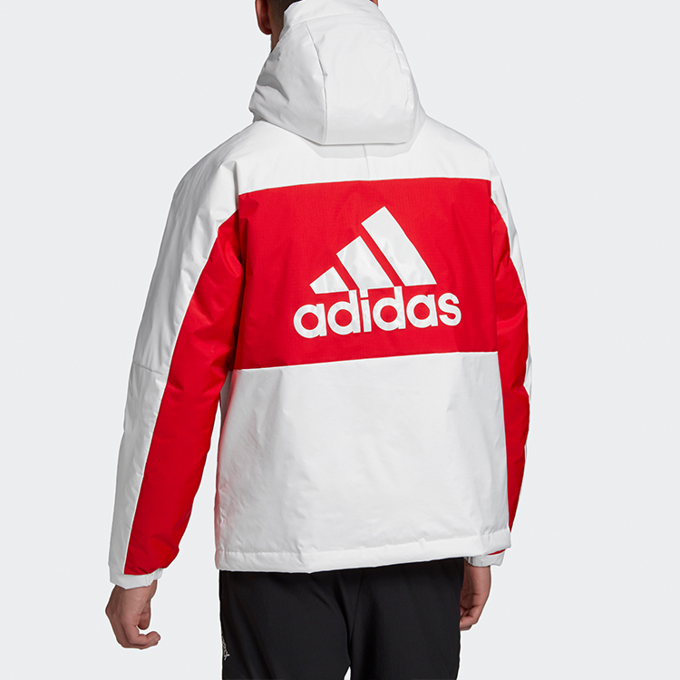 adidas C/b Bos Logo White Winter Windproof Puffer Jacket GF0082 圖 5
