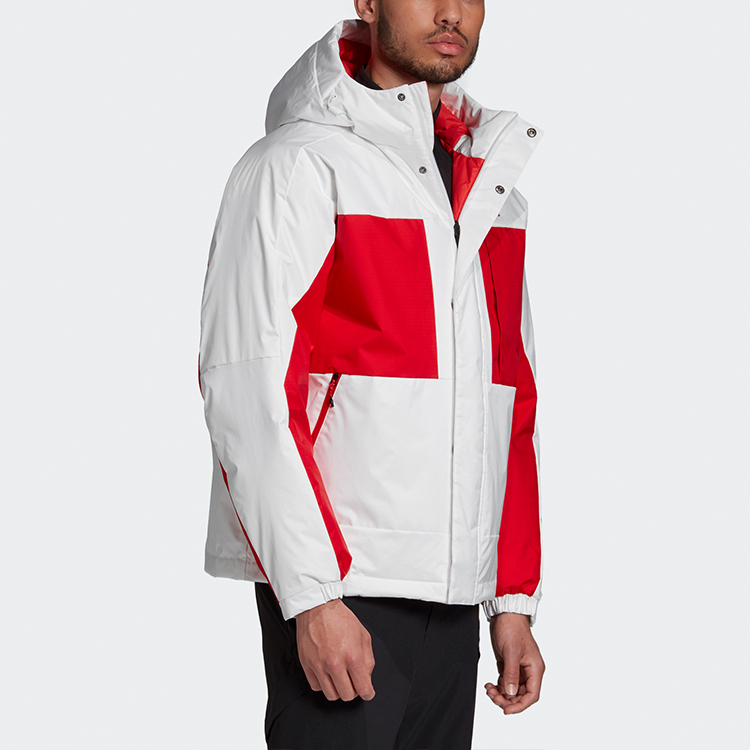 adidas C/b Bos Logo White Winter Windproof Puffer Jacket GF0082 圖 6