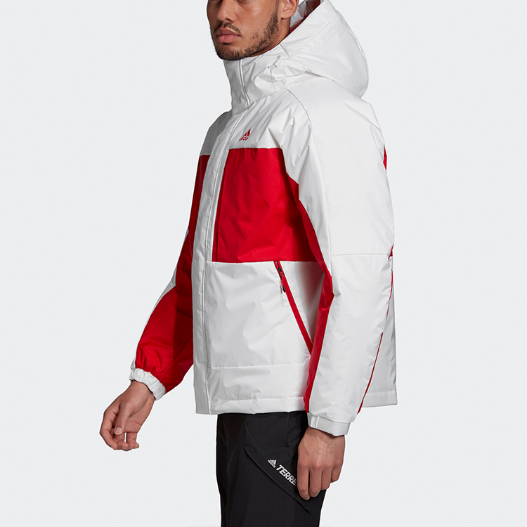 adidas C/b Bos Logo White Winter Windproof Puffer Jacket GF0082 圖 7