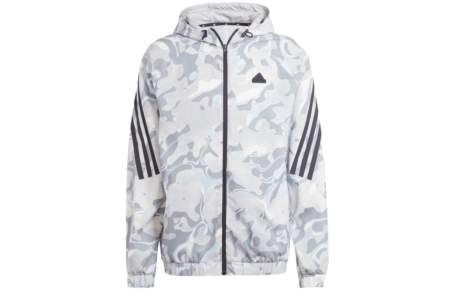 adidas Camo Print Zip Hoodie Jacket Japan Edition - White IB6124-JAPAN