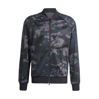 adidas Camo Sstr Track Top Black Full-Print Camo Jacket IS0252