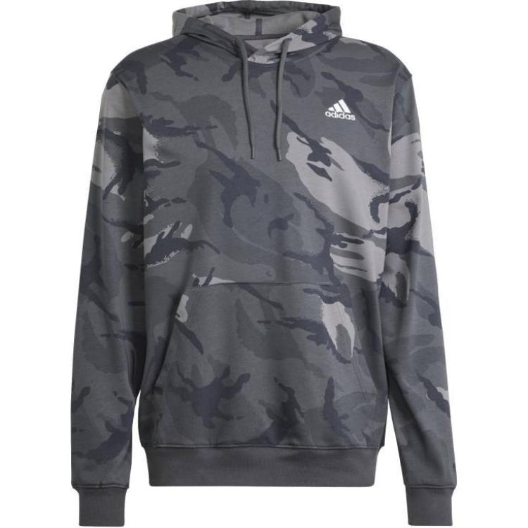 adidas Camouflage Logo Hoodie - Gray IS2021