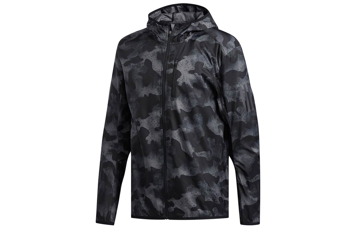 adidas Camouflage Woven Training Jacket Black DZ2030