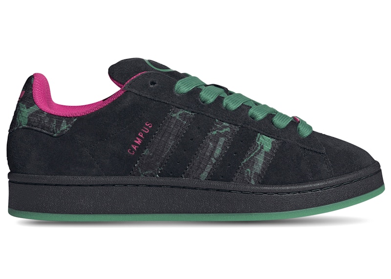 adidas Campus 00s 'Core Black Semi Court Green Shock Pink' HP3563