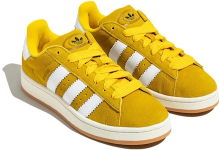 adidas originals Campus 00s 防滑耐磨輕便 低筒 板鞋 男女款 黃白 Lookbook adidas originals Campus 00s 防滑耐磨輕便 低筒 板鞋 男女款 黃白