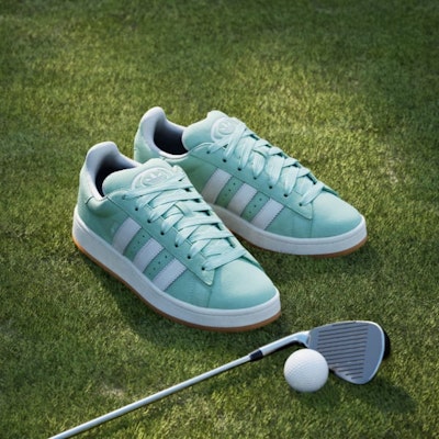 阿迪达斯 Campus 00s 无钉高尔夫鞋 薄荷绿/云白/胶棕 JQ6805 Purchase 阿迪达斯 Campus 00s 无钉高尔夫鞋 薄荷绿/云白/胶棕 JQ6805