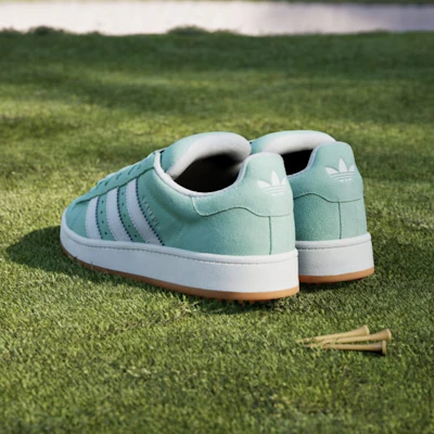 阿迪达斯 Campus 00s 无钉高尔夫鞋 薄荷绿/云白/胶棕 JQ6805 Details for 阿迪达斯 Campus 00s 无钉高尔夫鞋 薄荷绿/云白/胶棕 JQ6805