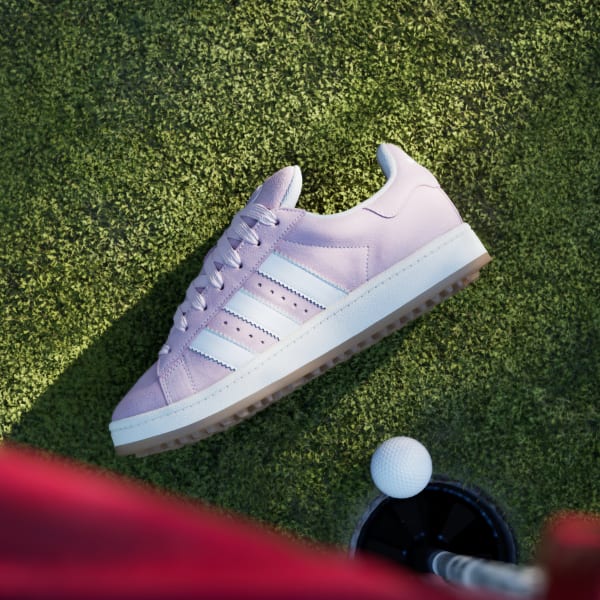 Sizing 阿迪达斯 Campus 00s 无钉高尔夫鞋 粉白/云白/米白 JR1455