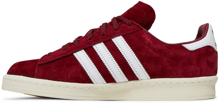 adidas Campus 80s 'Collegiate Burgundy' Merah Bergaya Retro G58069 Lookbook adidas Campus 80s 'Collegiate Burgundy' Merah Bergaya Retro G58069