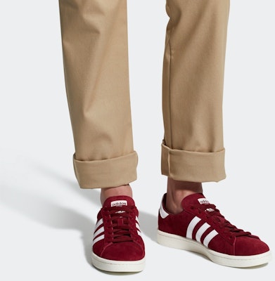 adidas Campus 'Collegiate Burgundy' BZ0087 Details for adidas Campus 'Collegiate Burgundy' BZ0087