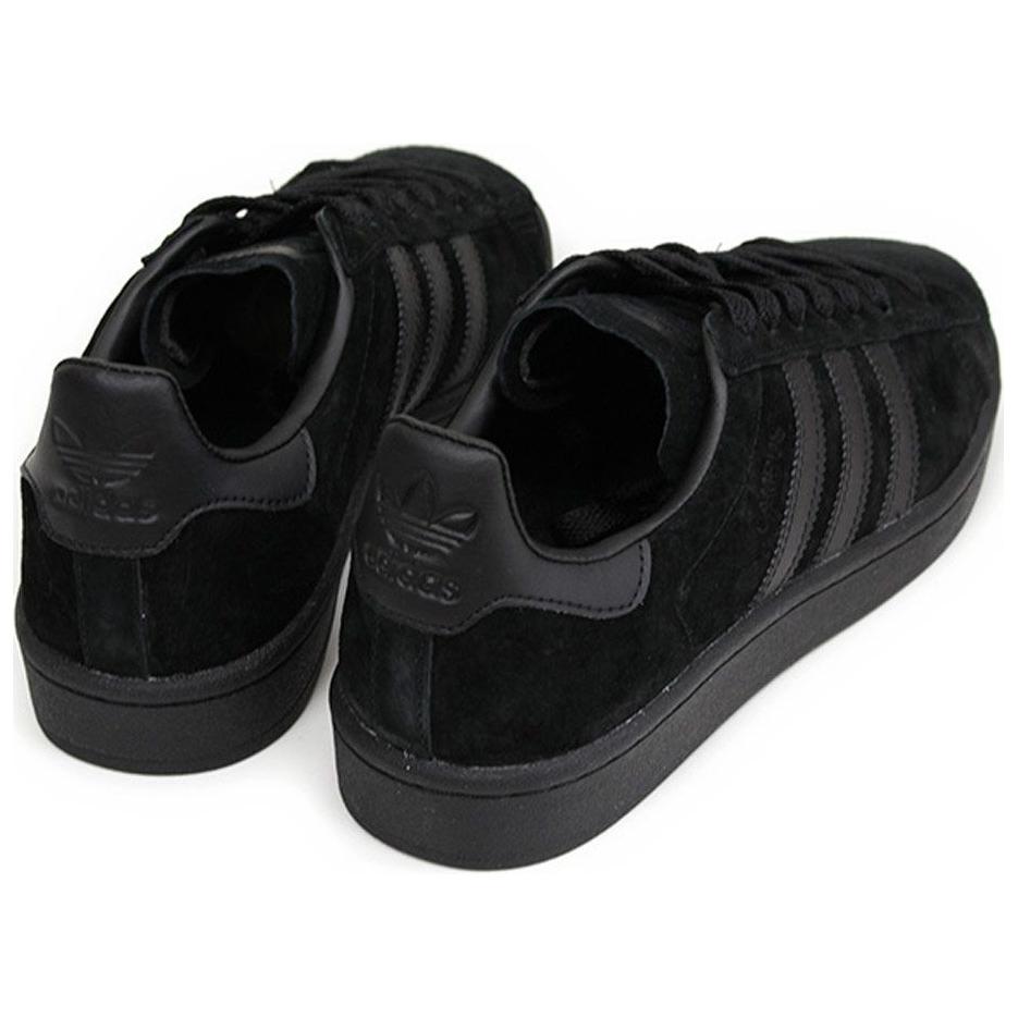 Shop adidas Originals Campus 百搭舒適簡約 減震耐磨 低幫 板鞋 男款 黑色