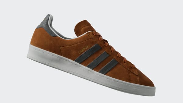 Order Adidas Campus ADV Rustic Orange/Abu-Abu/Putih Sneakers. JP8542