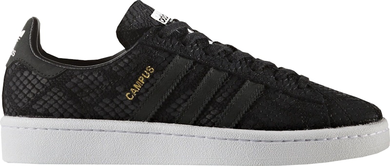 Buy adidas Campus 壓紋蛇皮 黑色