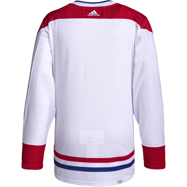 Lookbook adidas Canadiens客場Authentic Pro 白色長袖運動球衣 GT5642
