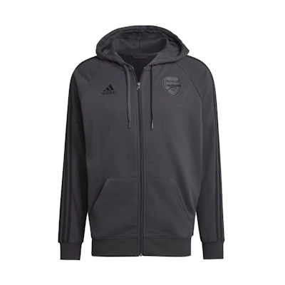 adidas Carbon Zip-Up Hoodie Casual Long Sleeve HF4049