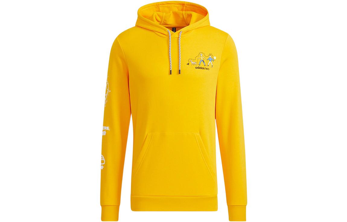 adidas Cartoon Graphic Hoodie Yellow HG6590