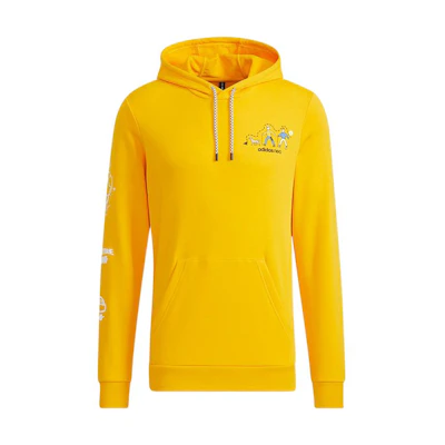 adidas Cartoon Graphic Hoodie Yellow HG6590