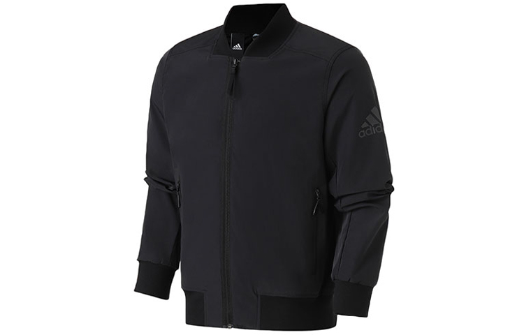 adidas Casual Athletic Woven Jacket Black DW4554