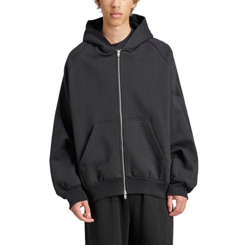 adidas Casual Comfort Zipper Hoodie Jacket - Black JJ2267 圖 2