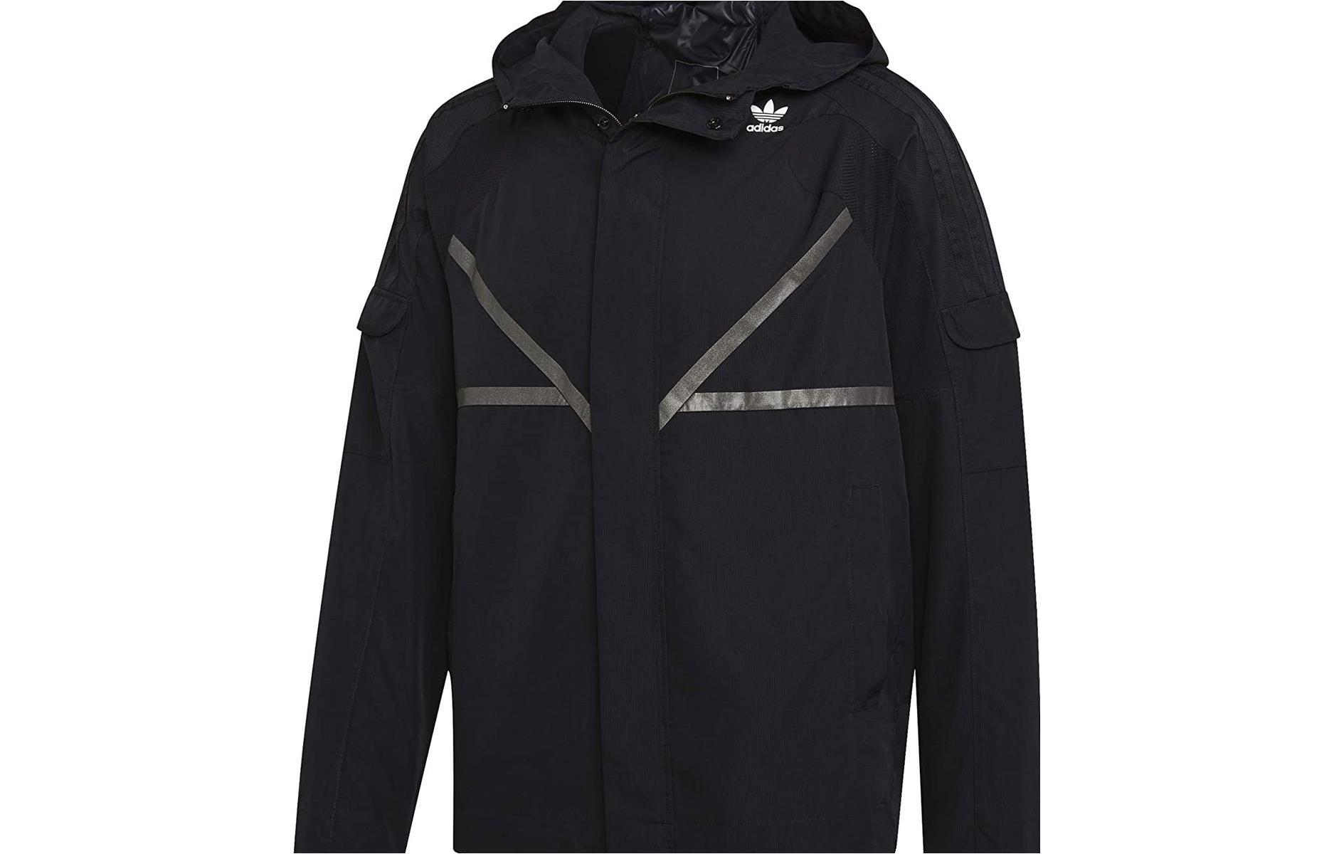 adidas Casual Comfortable Sports Jacket Black DV1983