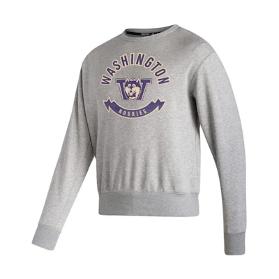 adidas Casual Crewneck Long Sleeve Sweatshirt Grey IL8658