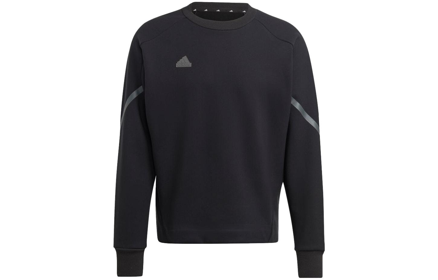 adidas Casual Crewneck Pullover Sweatshirt Black IB7826