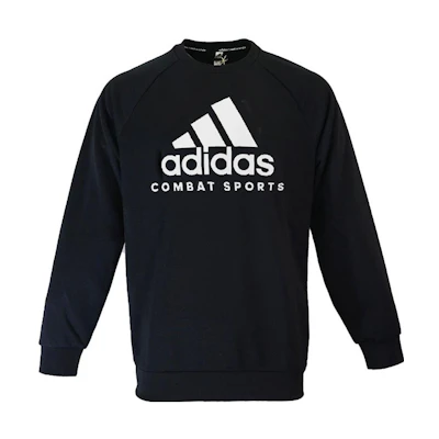 adidas Casual Crewneck Pullover Sweatshirt Unisex White Label Big Logo adiCLTL19-BW