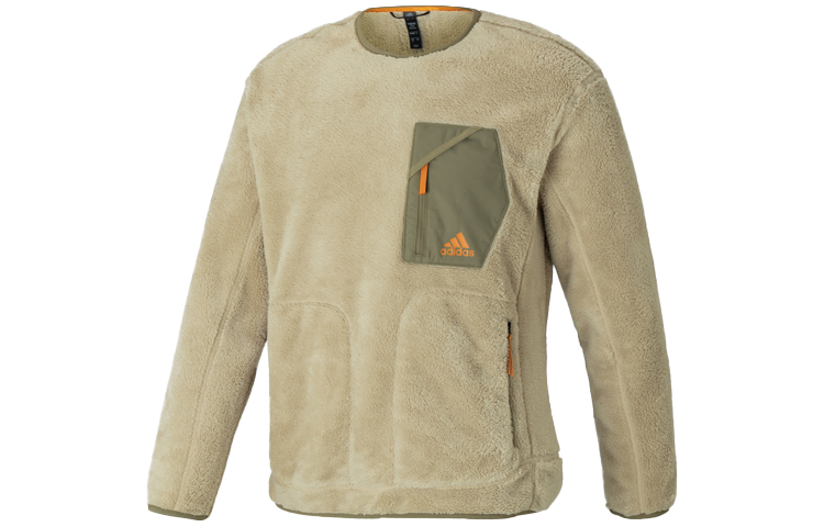 adidas Casual Fleece Jacket Crewneck - Prairie Brown HD2722