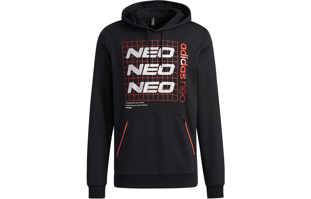 adidas Casual Hooded Sweatshirt Black GQ7054