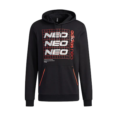 adidas Casual Hooded Sweatshirt Black GQ7054