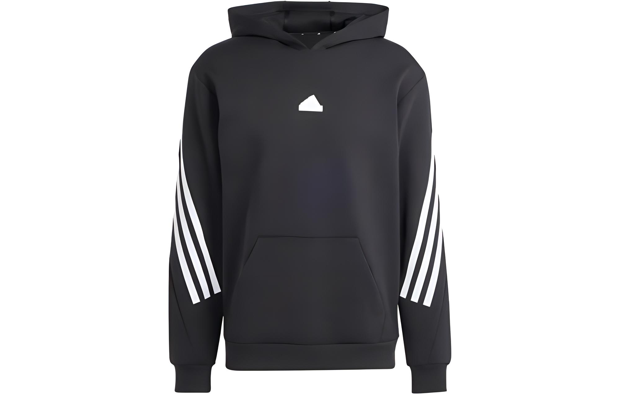 adidas Casual Hoodie with Pocket Long Sleeve - Black IN1841