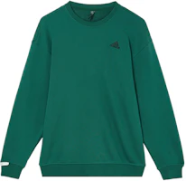 adidas Casual Logo Crewneck Oversized Pullover Sweatshirt Unisex Forest Green JM9109 adidas Casual Logo Crewneck Oversized Pullover Sweatshirt Unisex Forest Green JM9109
