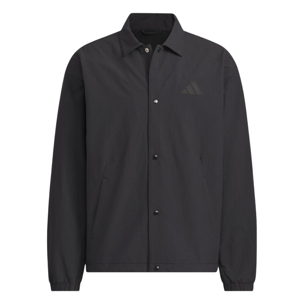adidas Casual Logo Polo Shirt Jacket - Black JN0114