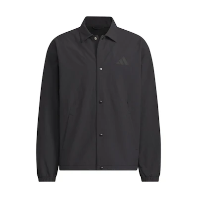 adidas Casual Logo Polo Shirt Jacket - Black JN0114