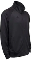 adidas Casual Logo Track Jacket Pure Black Unisex TR30JR-BB adidas Casual Logo Track Jacket Pure Black Unisex TR30JR-BB