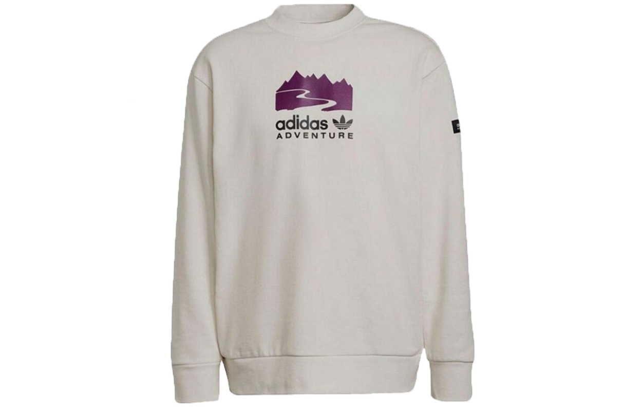adidas Casual Pullover Sweatshirt - Off-White H09108