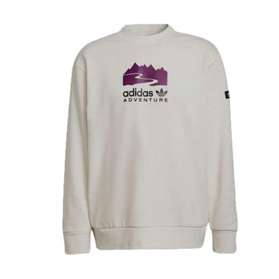 adidas Casual Pullover Sweatshirt - Off-White H09108