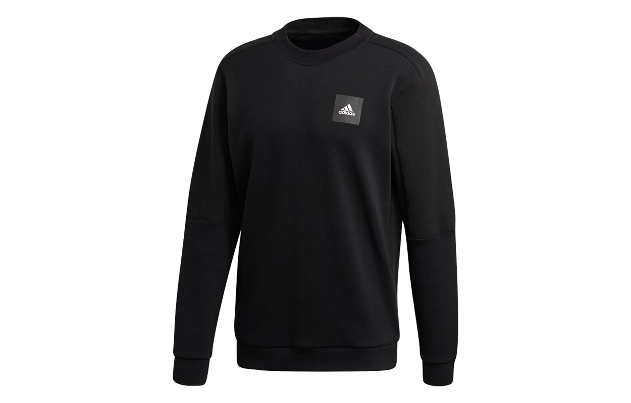 adidas Casual Pullover Sweatshirt Black FU0043