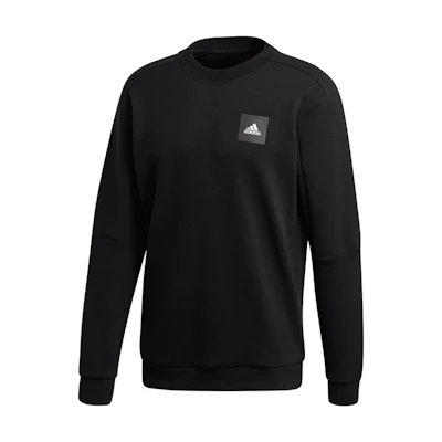 adidas Casual Pullover Sweatshirt Black FU0043