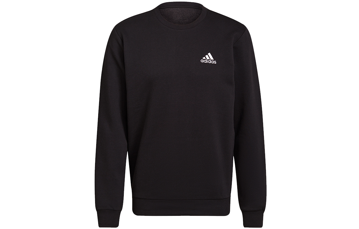 adidas Casual Pullover Sweatshirt with Logo - Black GV5295