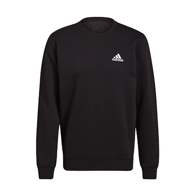 adidas Casual Pullover Sweatshirt with Logo - Black GV5295