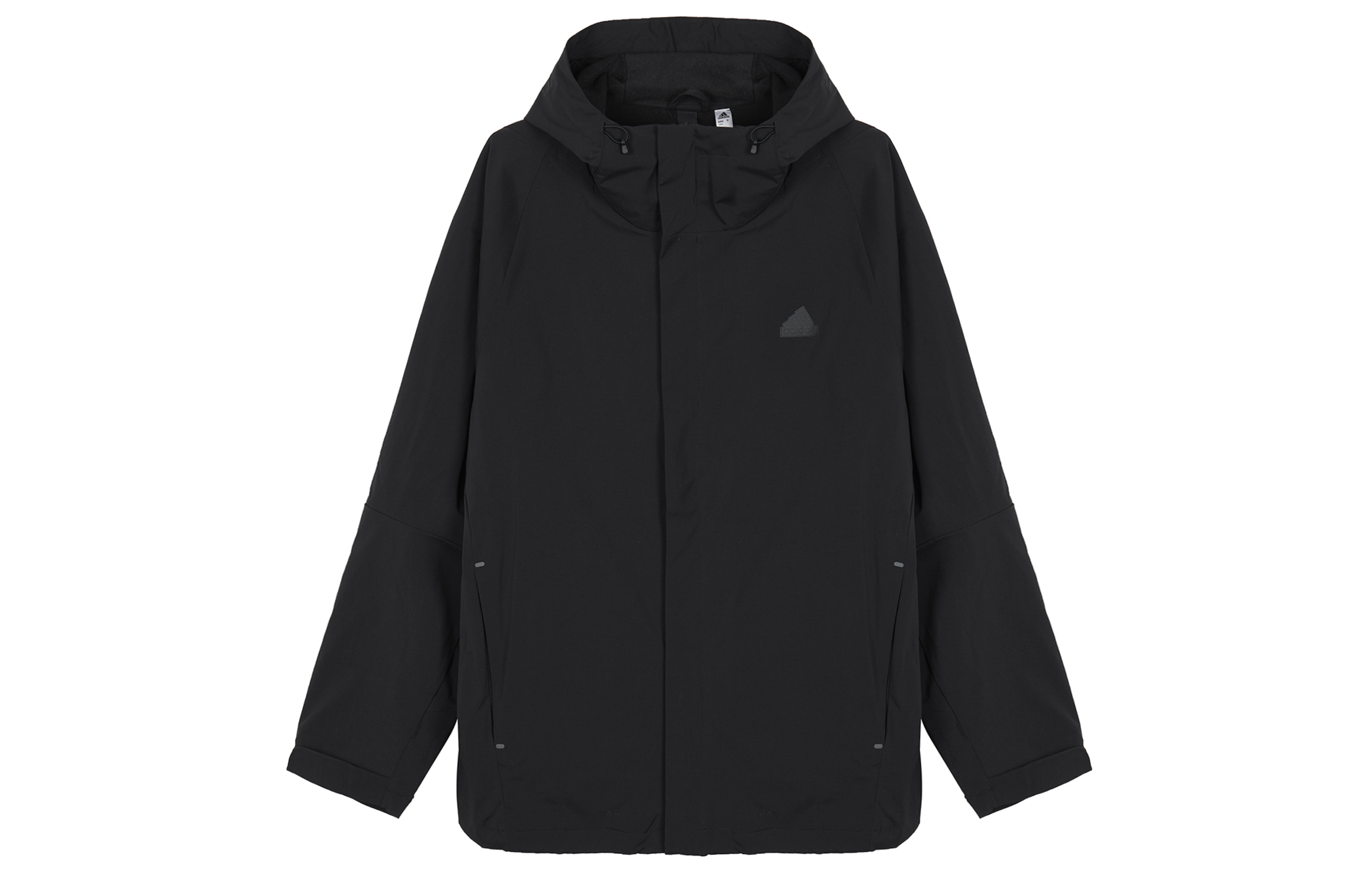 adidas Casual Solid Black Hoodie Jacket IZ1592