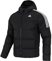 adidas Casual Sport Hooded Down Jacket - Black GT9141 adidas Casual Sport Hooded Down Jacket - Black GT9141