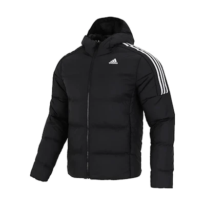 adidas Casual Sport Hooded Down Jacket - Black GT9141