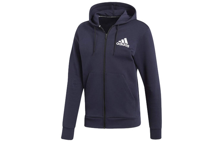 adidas Casual Sport Knit Jacket in Legend Ink Blue DX2492