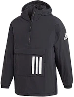 adidas Casual Sport Padded Hooded Jacket Black DZ1437 adidas Casual Sport Padded Hooded Jacket Black DZ1437