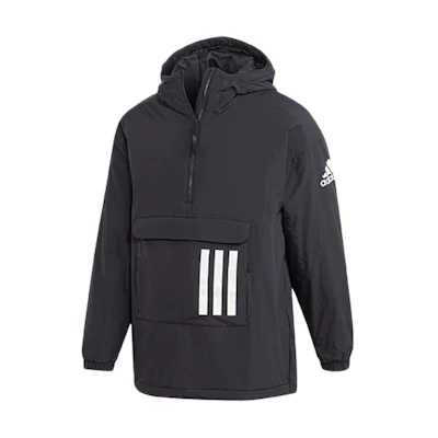 adidas Casual Sport Padded Hooded Jacket Black DZ1437