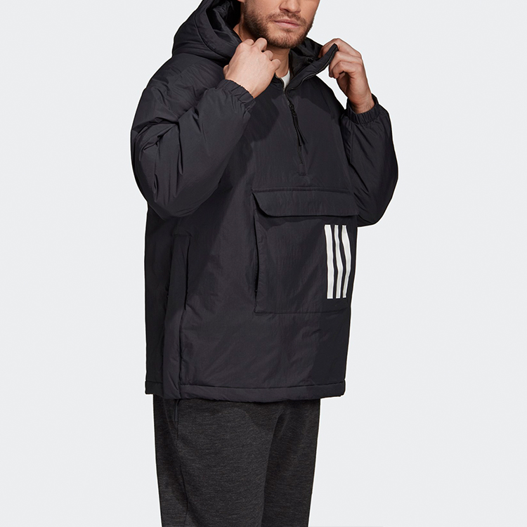 Details for adidas Jaket Hoodie Hitam Sport Casual Padded DZ1437