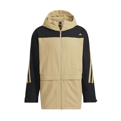 adidas Casual Sports Hooded Jacket in Khaki HF5905